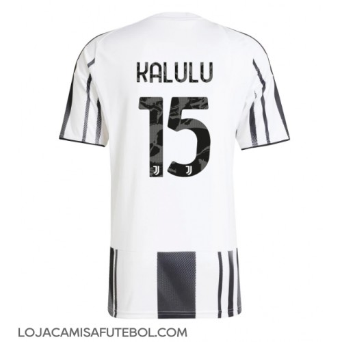 Camisa de Futebol Juventus Pierre Kalulu #15 Equipamento Principal 2025-26 Manga Curta